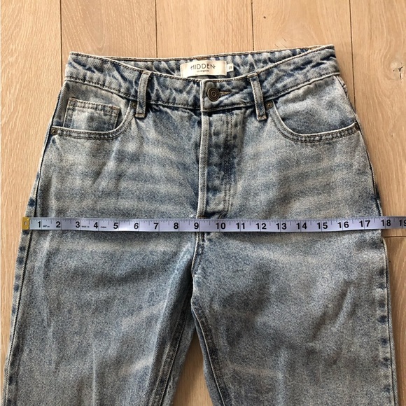 Hidden Los Angeles Mom Jeans Light Wash Size 25 - Picture 4 of 13